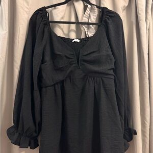 NWOT Chic Soul Black Women's Top